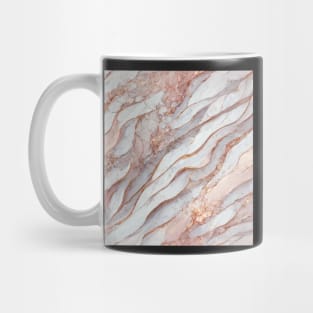 Rose gold marble pattern Mug